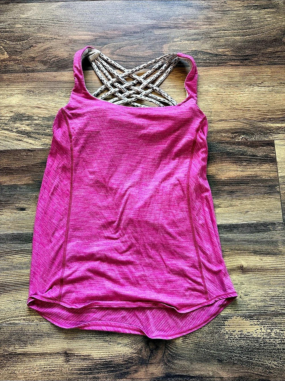 lululemon Sculpt Tank *Strappy Back Pink Size 6